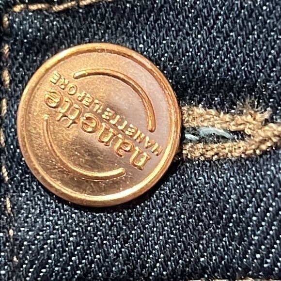 Nanette Lepore Belle Dark Wash High Rise Ankle Slim Jeans Size 16 - Picture 4 of 13